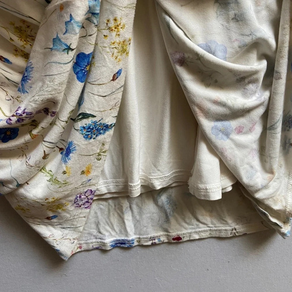 Blue Sky floral sleeveless v neck bamboo cotton Dress Sz XS - Picture 5 of 10